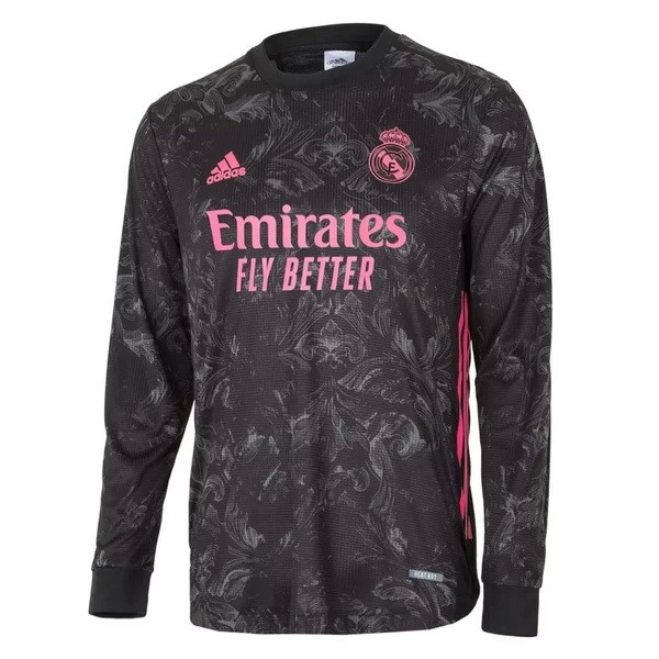 Tailandia Camiseta Real Madrid 3ª ML 2020-2021 Negro